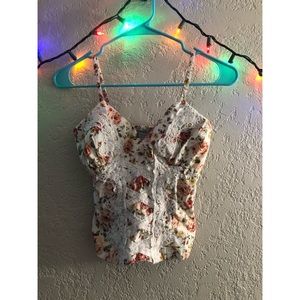 Floral tank top
